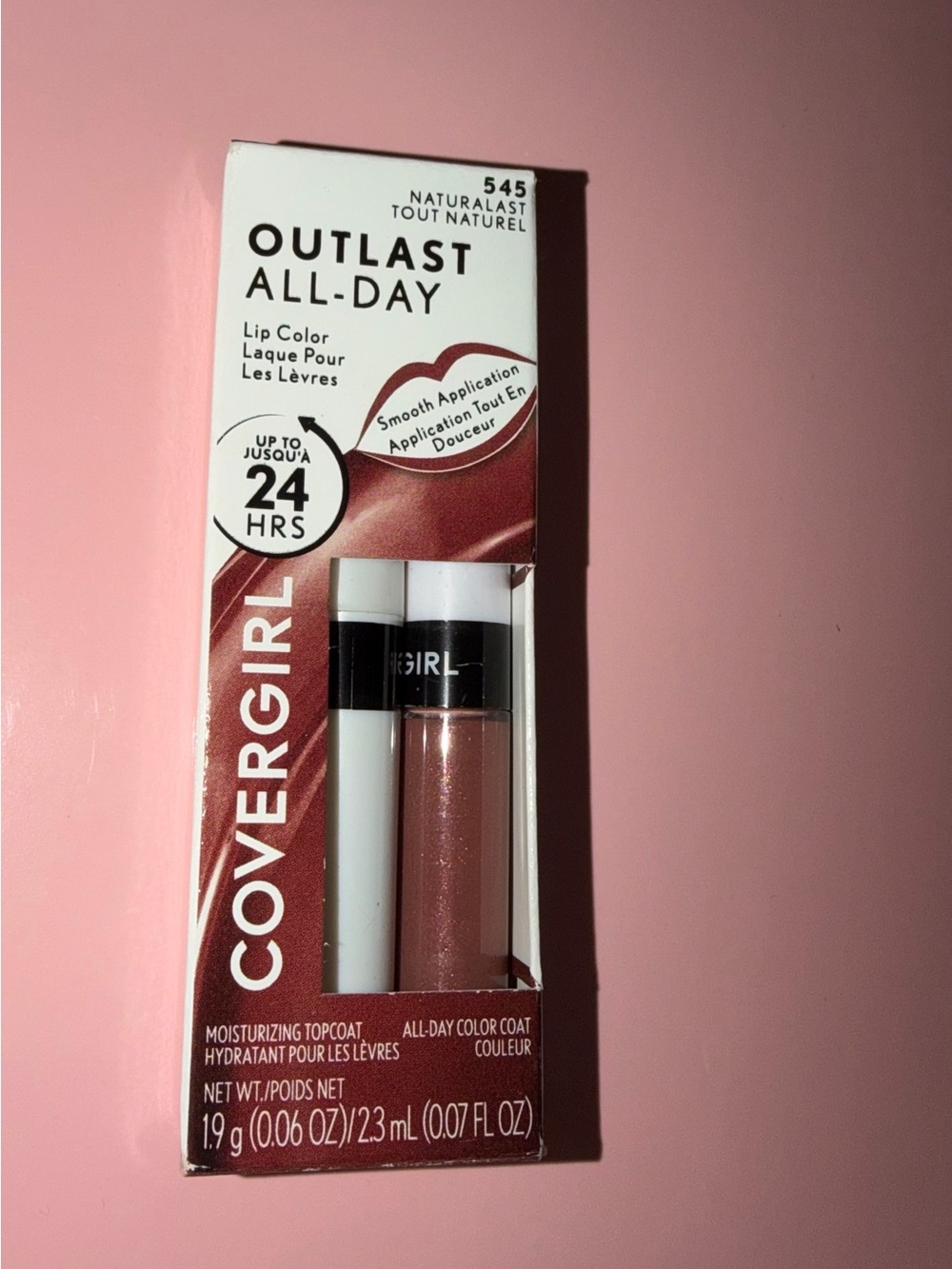 COVERGIRL Outlast All-Day Lip Color & Topcoat - Naturalast